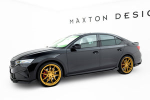 Maxton sideskørter til Skoda Octavia RS Liftback / Combi Mk4 Facelift – blank sort – billede 3 af 7