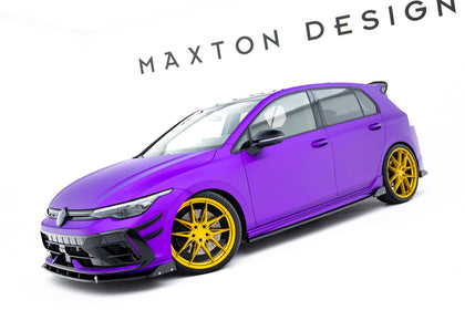 Maxton sideskørter til Volkswagen Golf R Hatchback Mk8 Facelift – blank sort – billede 4 af 7