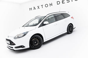 Maxton sideskørter til Ford Focus ST Mk3 – blank sort – billede 2 af 8