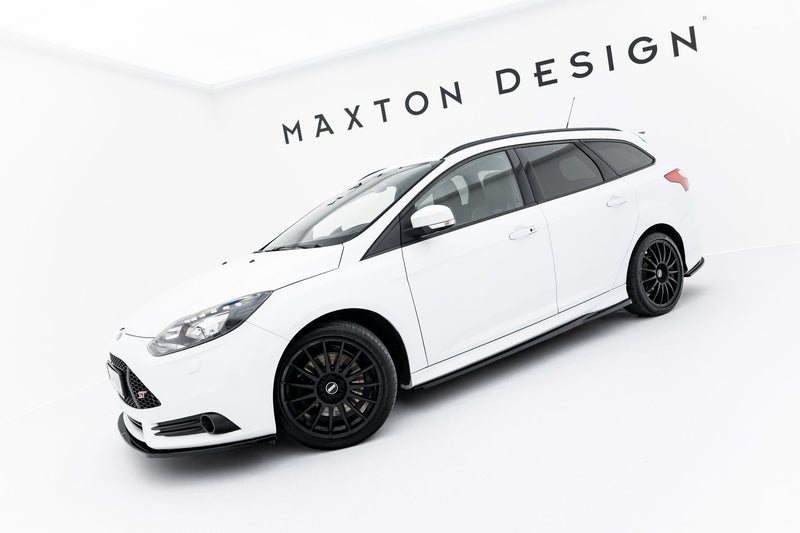 Maxton sideskørter til Ford Focus ST Mk3 – blank sort – billede 3 af 8