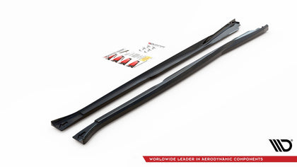 Maxton sideskørter til Nissan 370Z – blank sort – billede 4 af 5