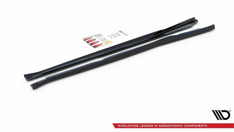 Maxton sideskørter til Nissan 370Z – blank sort – billede 5 af 5