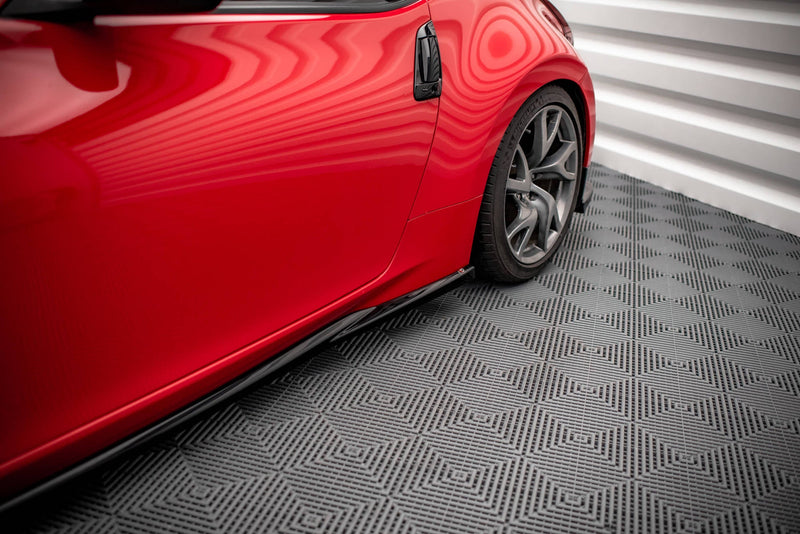 Maxton sideskørter til Nissan 370Z – blank sort – billede 3 af 5