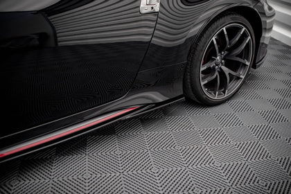 Maxton sideskørter til Nissan 370Z Nismo Facelift – blank sort – billede 1 af 5