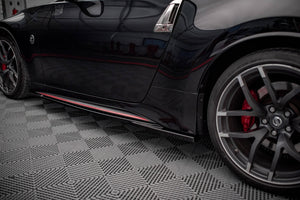 Maxton sideskørter til Nissan 370Z Nismo Facelift – blank sort – billede 2 af 5