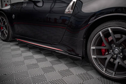 Maxton sideskørter til Nissan 370Z Nismo Facelift – blank sort – billede 2 af 5