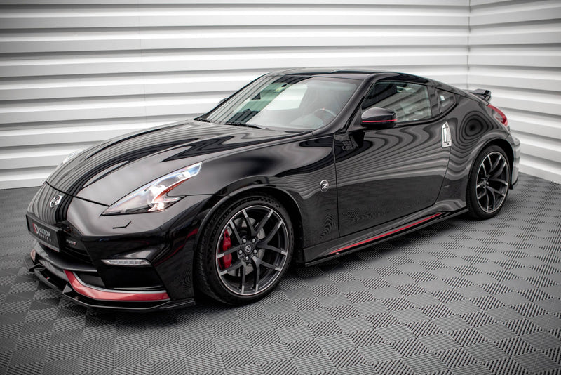 Maxton sideskørter til Nissan 370Z Nismo Facelift – blank sort – billede 3 af 5