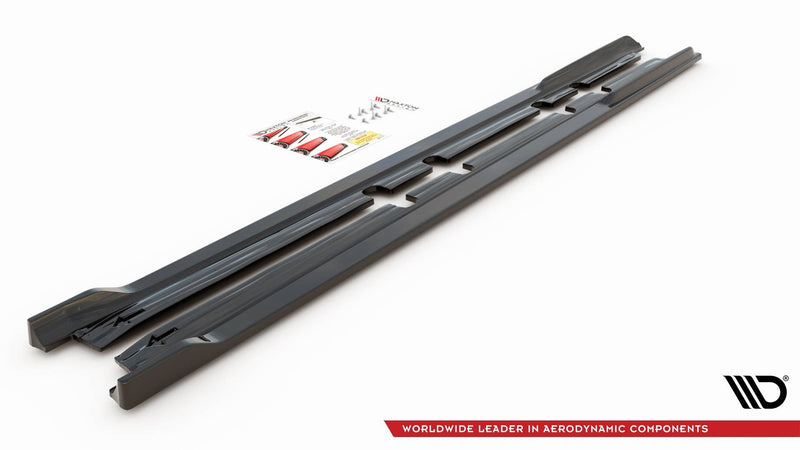 Maxton sideskørter til Cupra Leon ST / Hatchback Mk1 / Mk1 Facelift – blank sort – billede 4 af 4