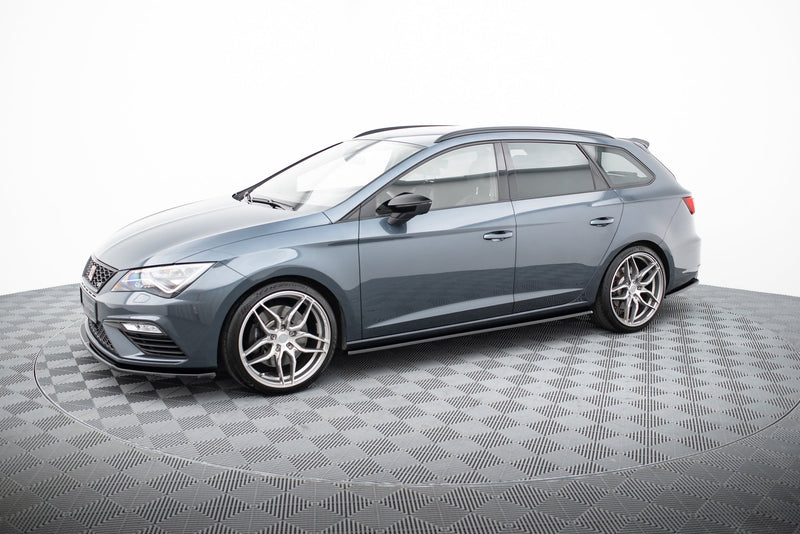 Maxton sideskørter til Seat Leon Mk3 Cupra/ FR Facelift – blank sort – billede 2 af 6