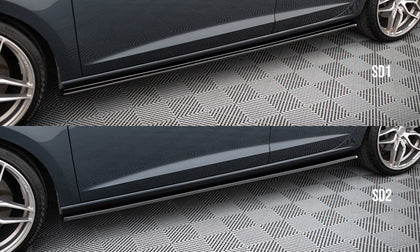 Maxton sideskørter til Seat Leon Mk3 Cupra/ FR Facelift – blank sort – billede 3 af 6