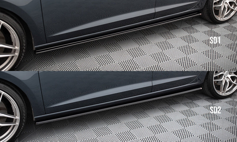 Maxton sideskørter til Seat Leon Mk3 Cupra/ FR Facelift – blank sort – billede 3 af 6