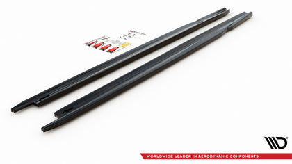 Maxton sideskørter til Skoda Octavia Mk4 – blank sort – billede 6 af 8
