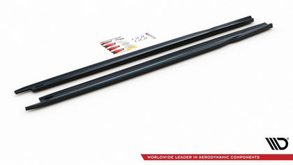 Maxton sideskørter til Skoda Octavia Mk4 – blank sort – billede 7 af 8