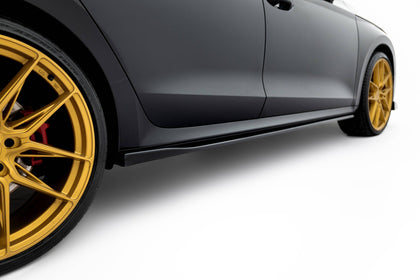 Maxton sideskørter til Skoda Octavia RS Liftback / Combi Mk4 Facelift – blank sort – billede 2 af 6