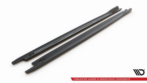 Maxton sideskørter til Skoda Octavia RS Liftback / Combi Mk4 Facelift – blank sort – billede 5 af 6