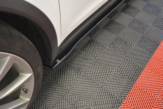 Maxton Side Skirts Diffusers V.2 Tesla Model X - Gloss Black