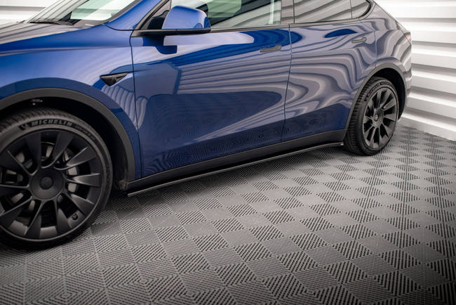 Maxton Side Skirts Diffusers V.2 Tesla Model Y - Gloss Black