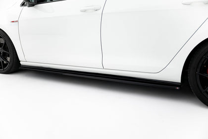 Maxton sideskørter til Volkswagen Golf GTI / GTD Mk7 / Mk7 Facelift (narrow) – blank sort – billede 3 af 5