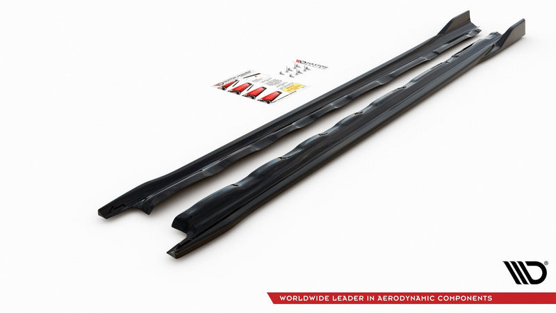 Maxton sideskørter til Volkswagen Golf Mk8 – blank sort – billede 7 af 7