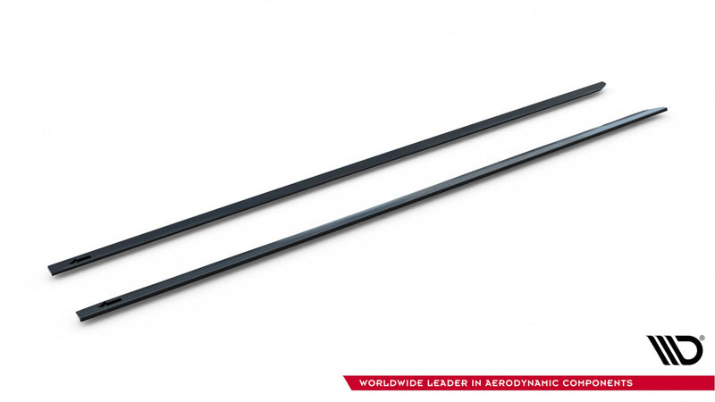 Maxton sideskørter til Volkswagen Golf R / R-Line Mk7 Facelift – blank sort – billede 4 af 5