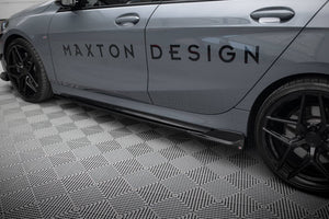 Maxton sideskørter til BMW 1 M-Pack/ M135i / 128ti F40 – blank sort – billede 2 af 7
