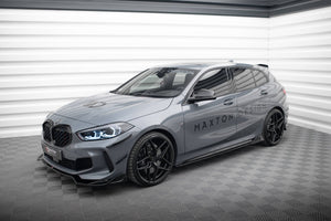 Maxton sideskørter til BMW 1 M-Pack/ M135i / 128ti F40 – blank sort – billede 3 af 7