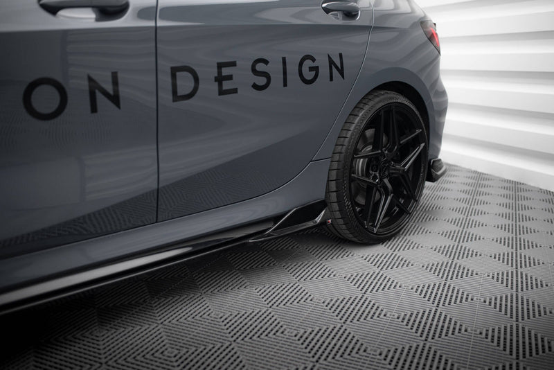 Maxton sideskørter til BMW 1 M-Pack/ M135i / 128ti F40 – blank sort – billede 4 af 7