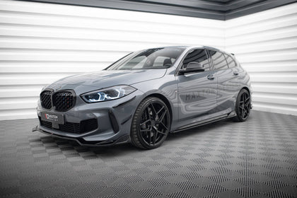 Maxton sideskørter til BMW 1 M-Pack/ M135i / 128ti F40 – blank sort – billede 5 af 7