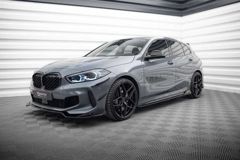 Maxton sideskørter til BMW 1 M-Pack/ M135i / 128ti F40 – blank sort – billede 5 af 7