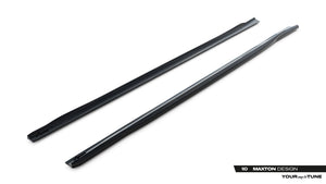 Maxton sideskørter til BMW 4 M-Pack / M440i G22 / G23 / G22 Facelift / G23 Facelift – blank sort – billede 5 af 6