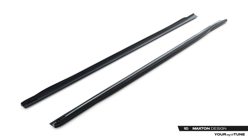 Maxton sideskørter til BMW 4 M-Pack / M440i G22 / G23 / G22 Facelift / G23 Facelift – blank sort – billede 5 af 6