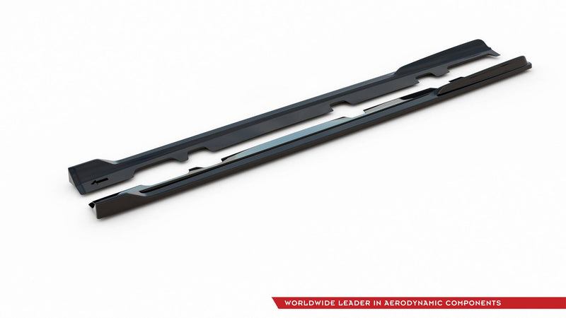 Maxton sideskørter til Ford Fiesta Mk8 ST / ST-Line – blank sort – billede 4 af 6
