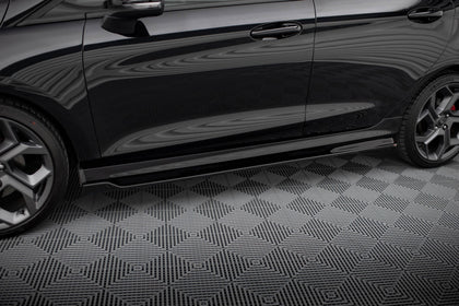 Maxton sideskørter til Ford Fiesta Mk8 ST / ST-Line – blank sort – billede 1 af 6