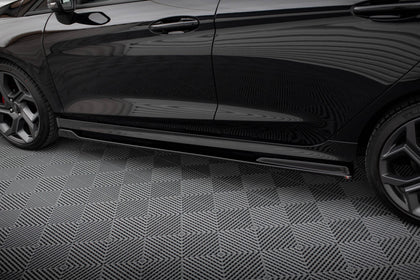 Maxton sideskørter til Ford Fiesta Mk8 ST / ST-Line – blank sort – billede 3 af 6