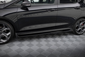 Maxton sideskørter til Ford Fiesta Mk8 ST / ST-Line – blank sort – billede 1 af 6