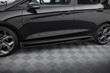 Maxton sideskørter til Ford Fiesta Mk8 ST / ST-Line – blank sort – billede 1 af 6