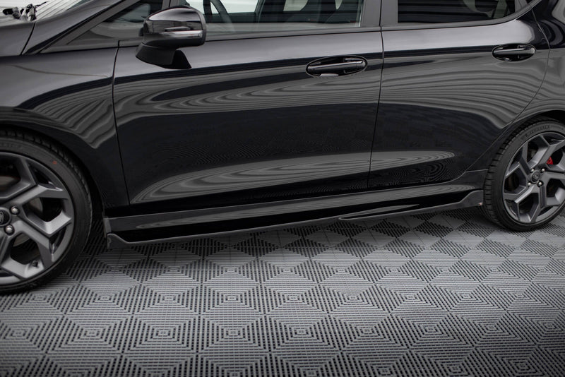 Maxton sideskørter til Ford Fiesta Mk8 ST / ST-Line – blank sort – billede 1 af 6