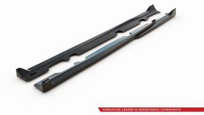 Maxton sideskørter til Ford Fiesta Mk8 ST / ST-Line – blank sort – billede 5 af 6