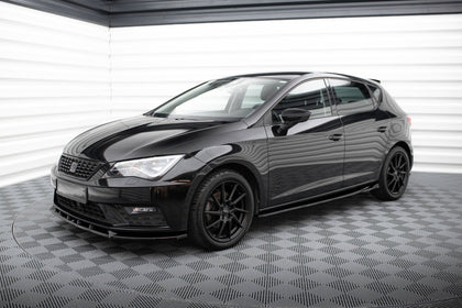 Maxton sideskørter til Seat Leon Cupra / FR Mk3 Facelift – blank sort – billede 2 af 5