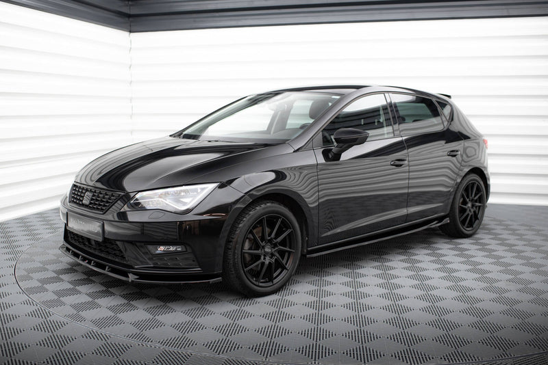 Maxton sideskørter til Seat Leon Cupra / FR Mk3 Facelift – blank sort – billede 2 af 5