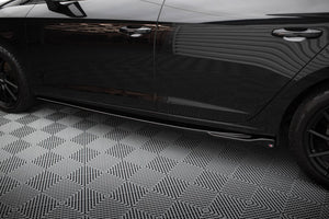 Maxton sideskørter til Seat Leon Cupra / FR Mk3 Facelift – blank sort – billede 3 af 5