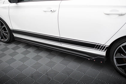 Maxton sideskørter til Hyundai I30 N / N-Line Hatchback / Fastback Mk3 / Mk3 Facelift – blank sort – billede 2 af 5