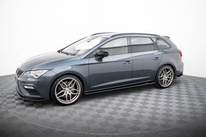 Maxton sideskørter til Seat Leon Cupra / FR Mk3 / Mk3 Facelift – blank sort – billede 2 af 5