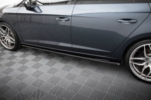 Maxton sideskørter til Seat Leon Cupra / FR Mk3 / Mk3 Facelift – blank sort – billede 3 af 5