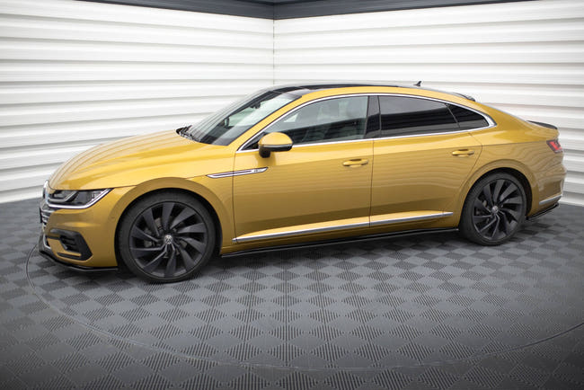 Maxton sideskørter til Volkswagen Arteon R-Line Sedan / Shooting Brake Mk1 – blank sort – billede 2 af 5