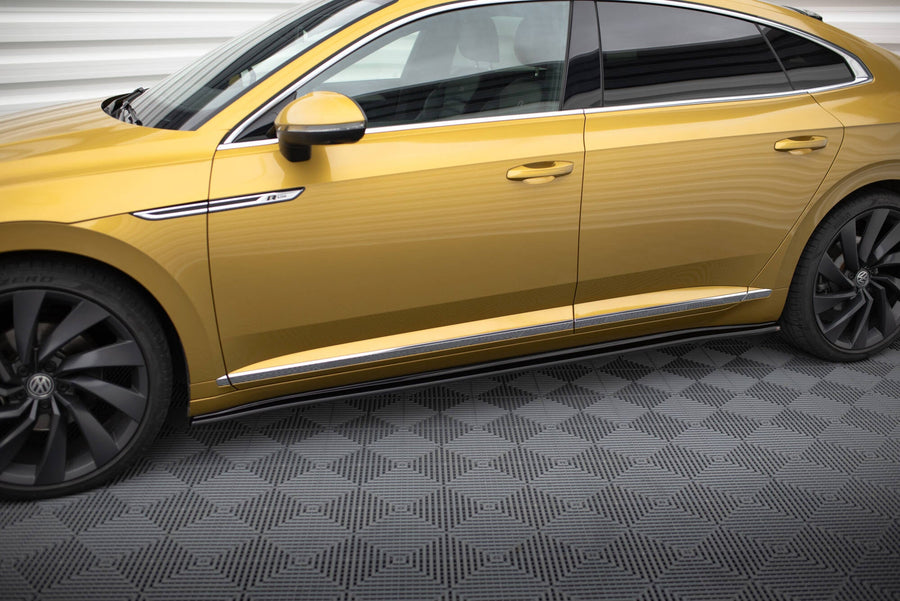 Maxton sideskørter til Volkswagen Arteon R-Line Sedan / Shooting Brake Mk1 – blank sort – billede 1 af 5