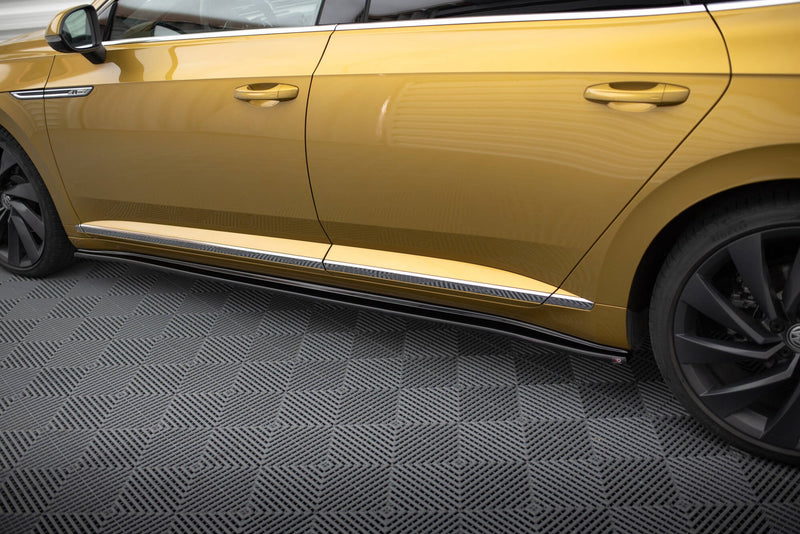 Maxton sideskørter til Volkswagen Arteon R-Line Sedan / Shooting Brake Mk1 – blank sort – billede 3 af 5
