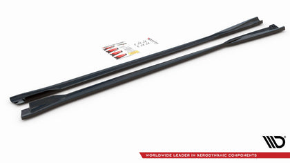 Maxton sideskørter til Volkswagen Arteon R/ R-Line Sedan / Shooting Brake Mk1 Facelift – blank sort – billede 3 af 4