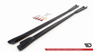 Maxton sideskørter til Volkswagen Arteon R/ R-Line Sedan / Shooting Brake Mk1 Facelift – blank sort – billede 4 af 4