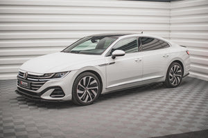 Maxton sideskørter til Volkswagen Arteon R/ R-Line Sedan / Shooting Brake Mk1 Facelift – blank sort – billede 2 af 4